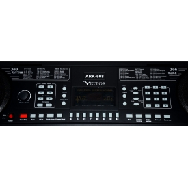 Siyah Victor Ark-608 61 Tuşlu Digital Elektronik Org