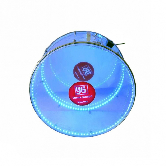 Şeffaf LED Işıklı Enstürman Davul