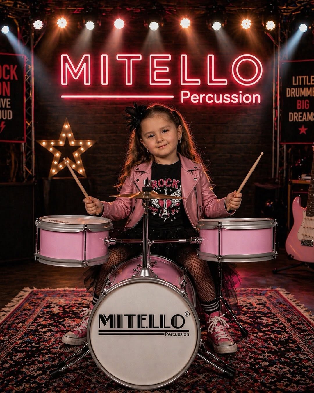 Mitello çocuk bateri seti